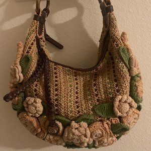 Isabella Fiore Crochet Hobo Bag